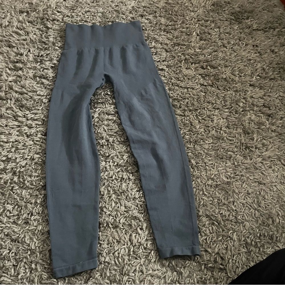 Gymshark seamless blue leggings size small
